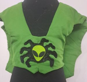 Kids Costumes to Hire - Green BIB - ALIEN -  CHILD